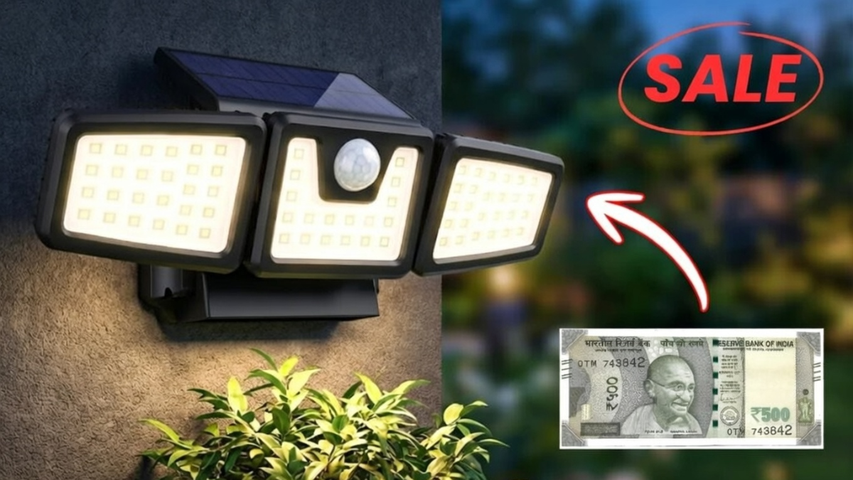 ₹200 solar wall lamp